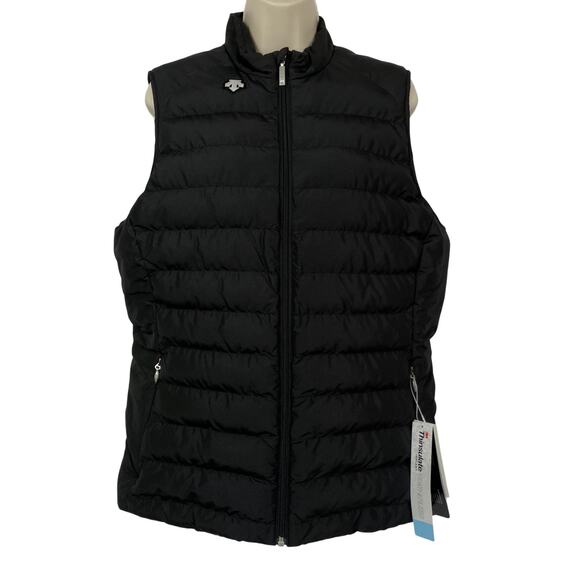 Descente Thinsulate Vest Womens 10 Featherless 700 Down Alternative Puffer NEW - Picture 1 of 13